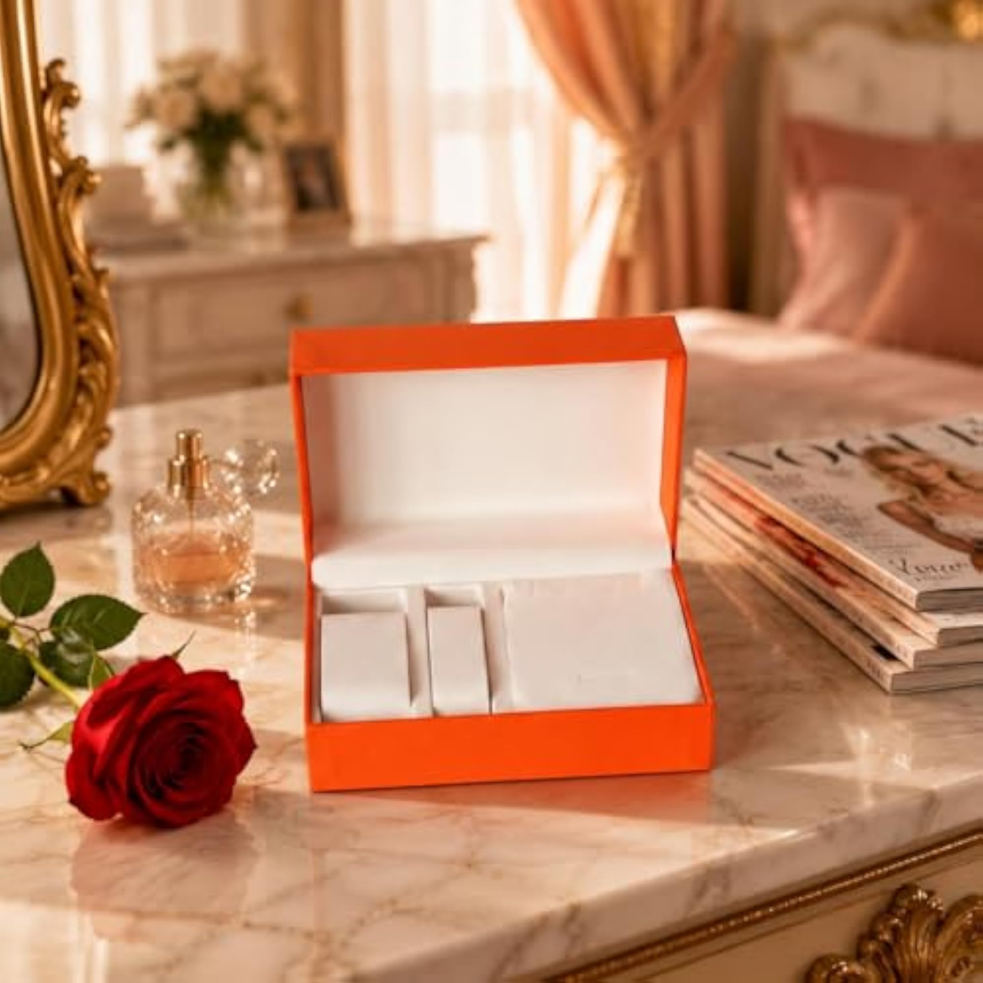 3-Piece Set Matte Finish Watch Gift Box